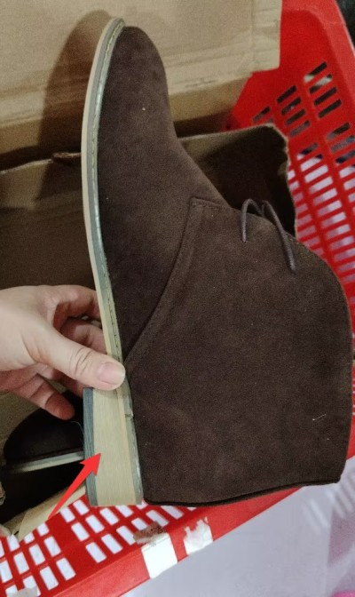Herren Desert BootsVintage Leder Braun
