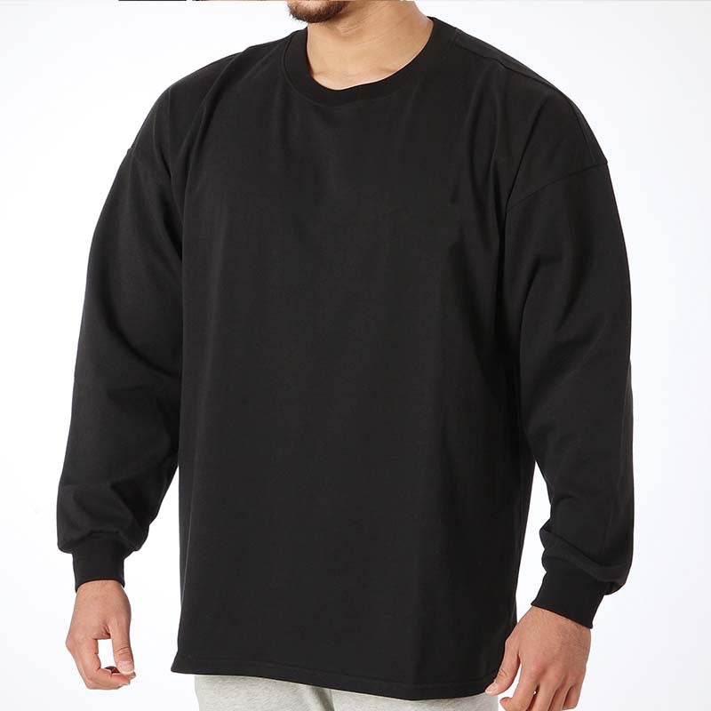 Herren Sportshirt Langarm Atmungsaktiv Leicht