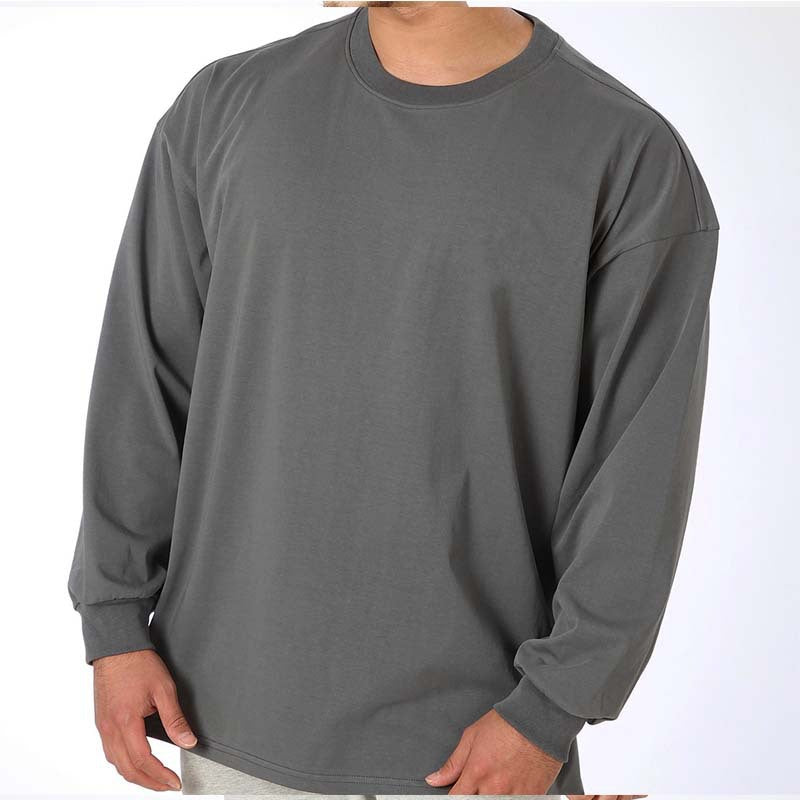 Herren Sportshirt Langarm Atmungsaktiv Leicht