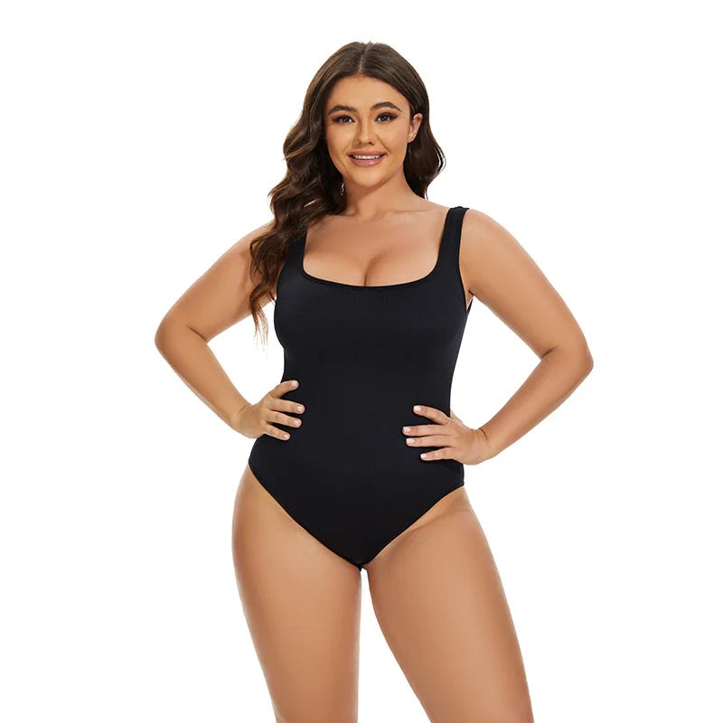 Shaper Jumpsuit Frauen Bauchkontrolle Stretch