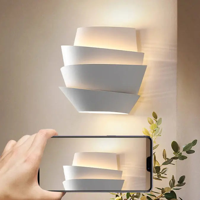 JonasDesign | Skandinavische Wandleuchte mit doppelten Eisenlichtern Zendoo.de
