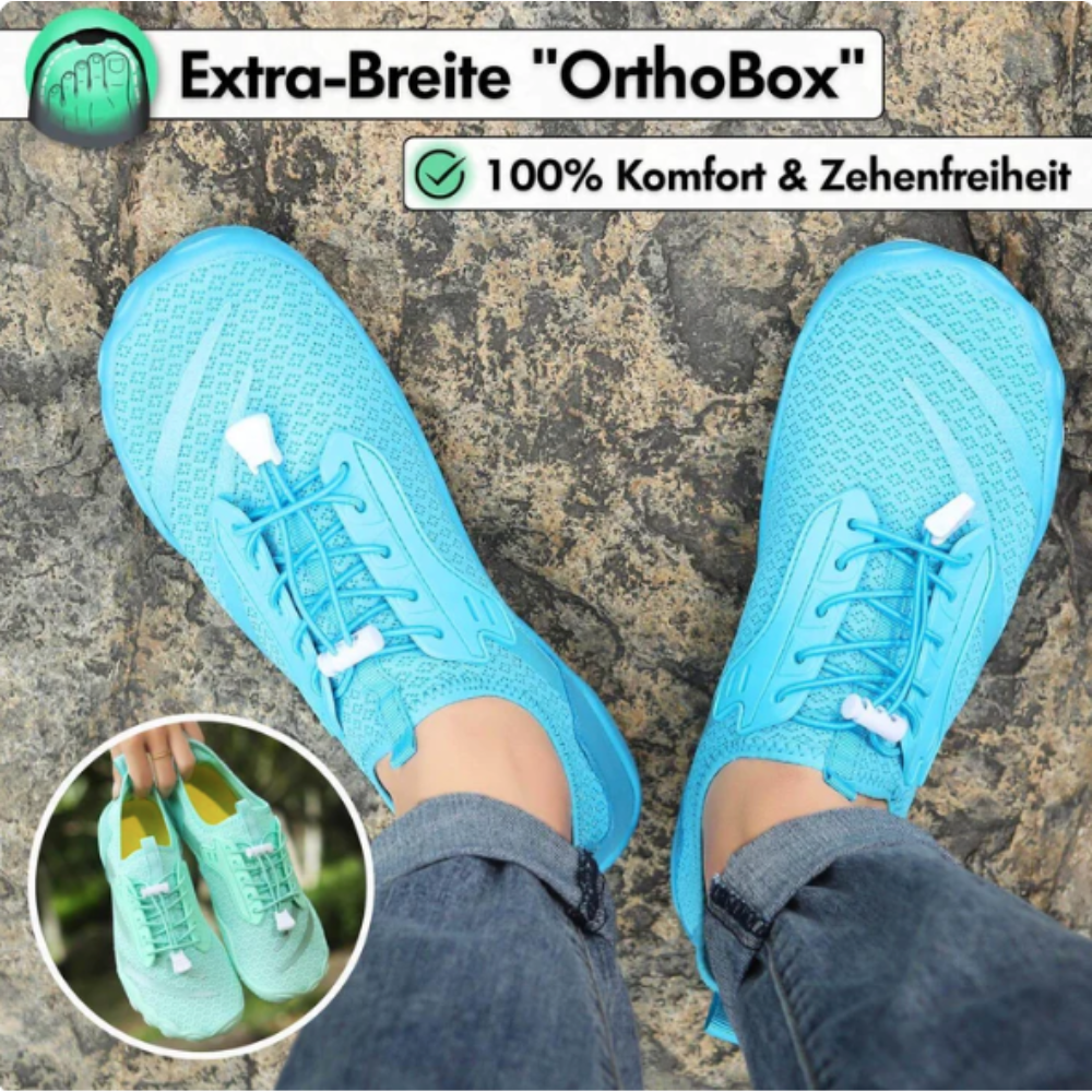 Bequeme Barfußschuhe für Frauen Natürlich Lederschuhe