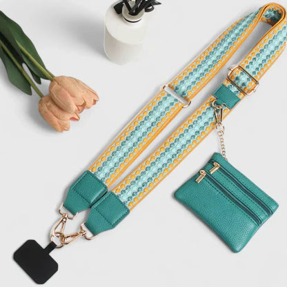 Damen Umhängetasche Elegante Handytasche Leder