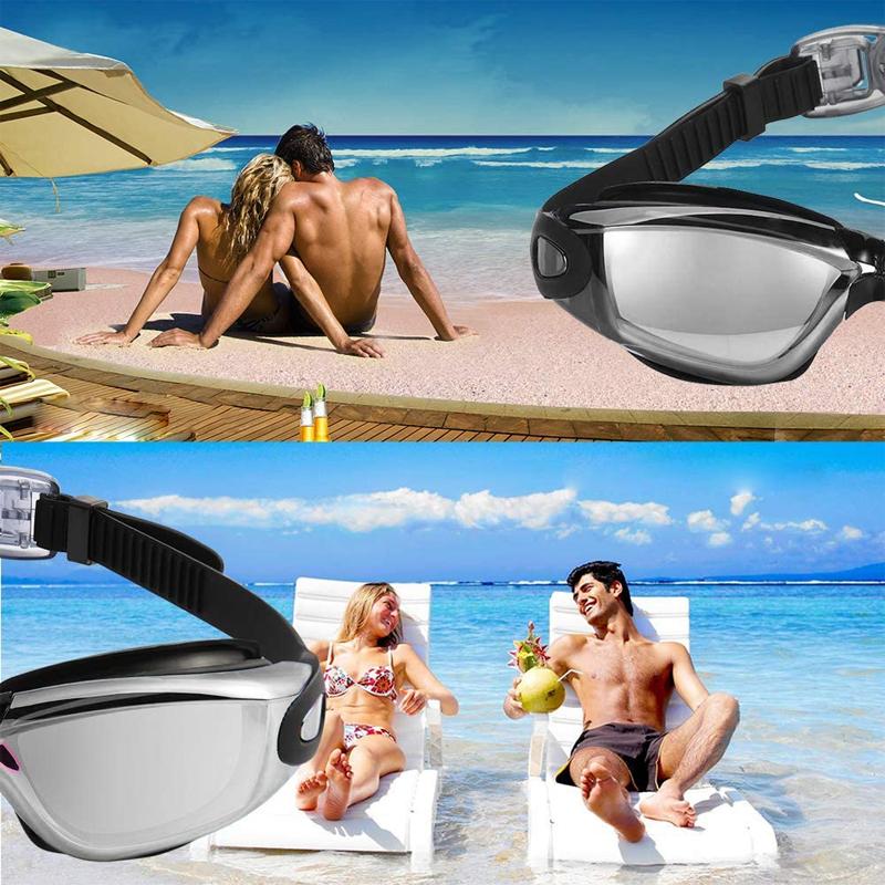 Triathlon Schwimmbrille Anti-Nebel UV-Schutz Damen Herren