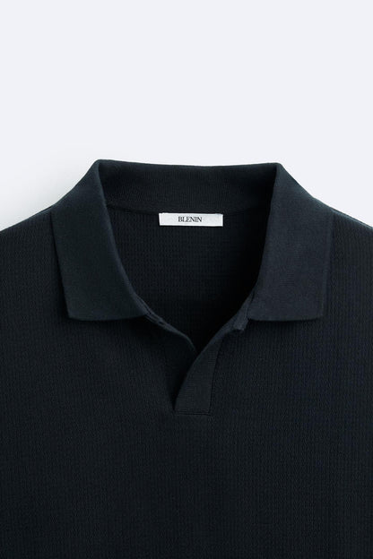 Beiger Pullover Polokragen Eleganter Lässig Stil