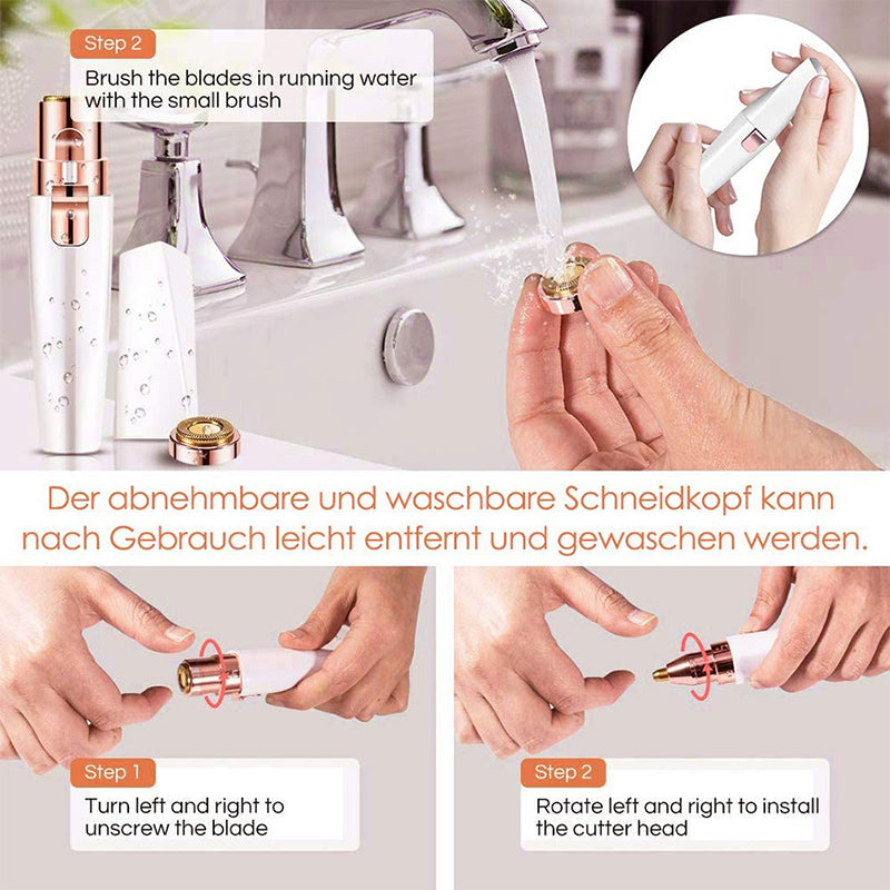 Elektrischer Augenbrauen-Trimmer 2 in 1 Präzise