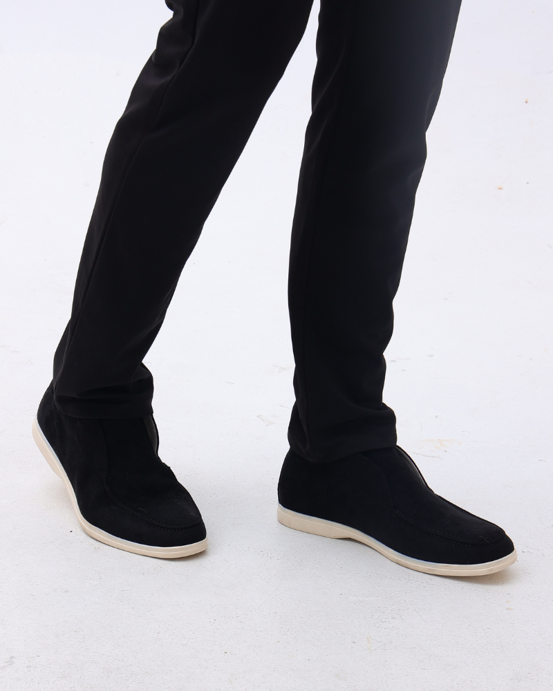 Herren Halbschuh Elegant Braun Lederschuhe Business