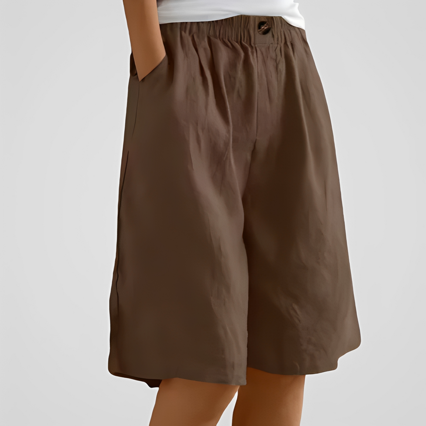 Damen Sommerhose Weit Bequem Trendy