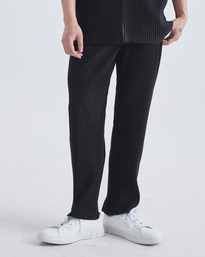 Bequeme Rippstrick-Hose Lockere Passform Elastisch Baumwolle - BerlinGlamour