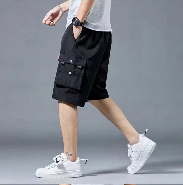 Männer Cargo Shorts Bequem Mit Vielen Taschen - BerlinGlamour