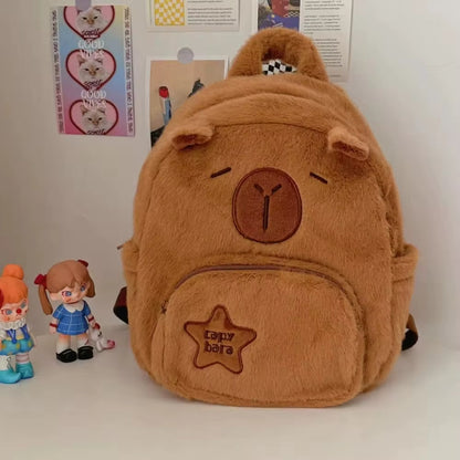 Süßer Kinder Rucksack Plüsch Capybara Lustig