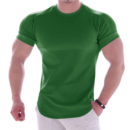 Herren Sport T-Shirt Kurzarm Feuchtigkeitsregulierend