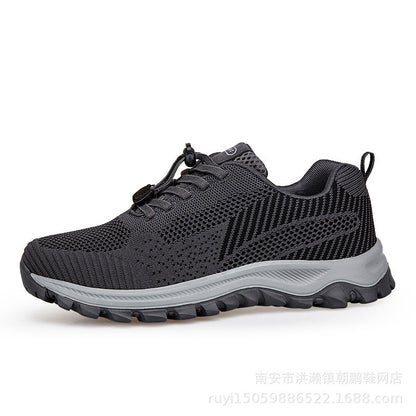 Damen Laufschuhe Sportlich Atmungsaktiv Mesh Schnellschnürsystem