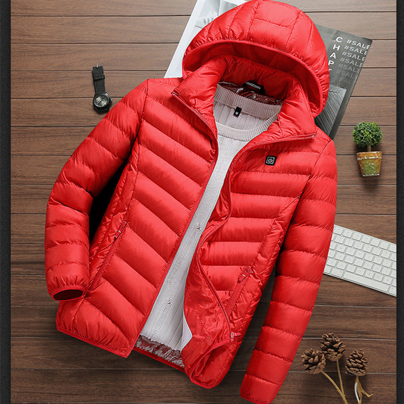 Herren Steppjacke Leicht Kapuze Modern - BerlinGlamour
