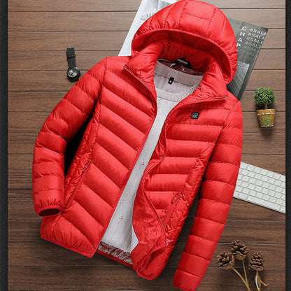 Herren Steppjacke Leicht Kapuze Modern - BerlinGlamour