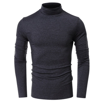 Herren Rollkragenpullover Baumwolle Elegante Optik Modern
