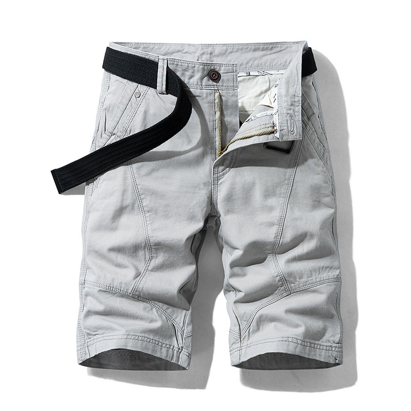 Herren Cargo-Shorts Robust Mit Vielen Taschen Verstellbar