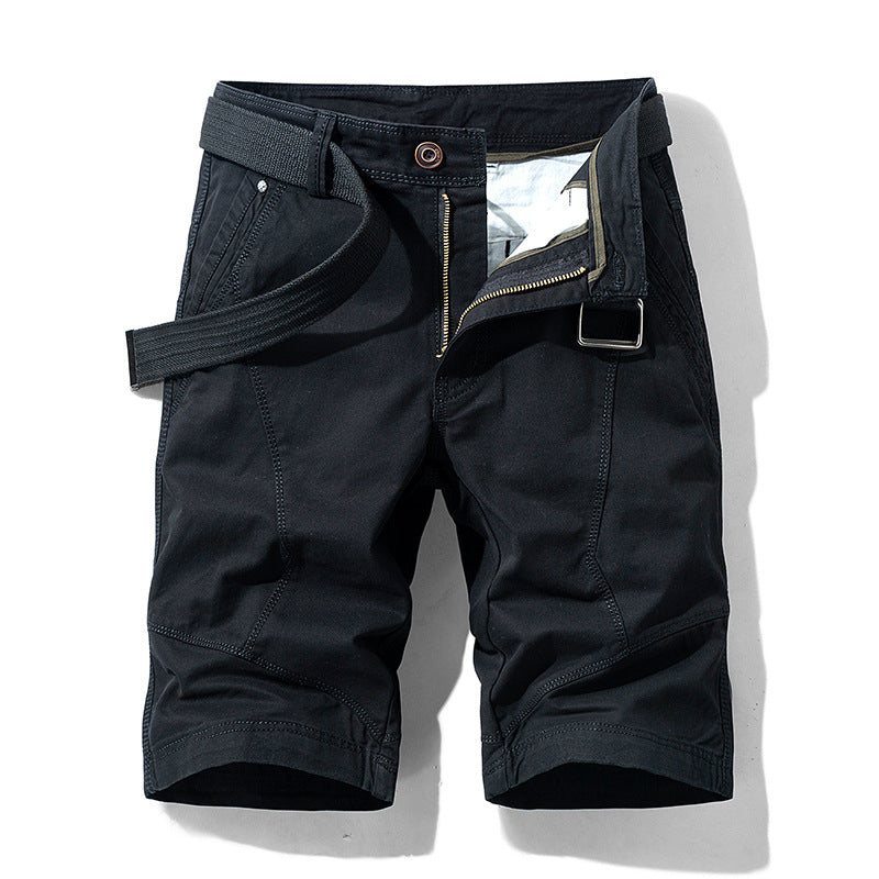 Herren Cargo-Shorts Robust Mit Vielen Taschen Verstellbar
