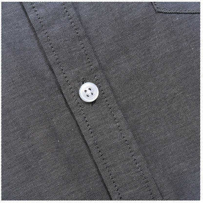 Herren Hemd Klassisch mit Button-Down Kragen und Brusttasche