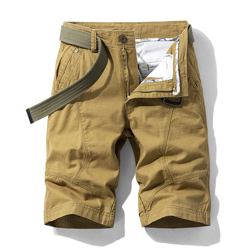 Herren Cargo-Shorts Robust Mit Vielen Taschen Verstellbar - BerlinGlamour