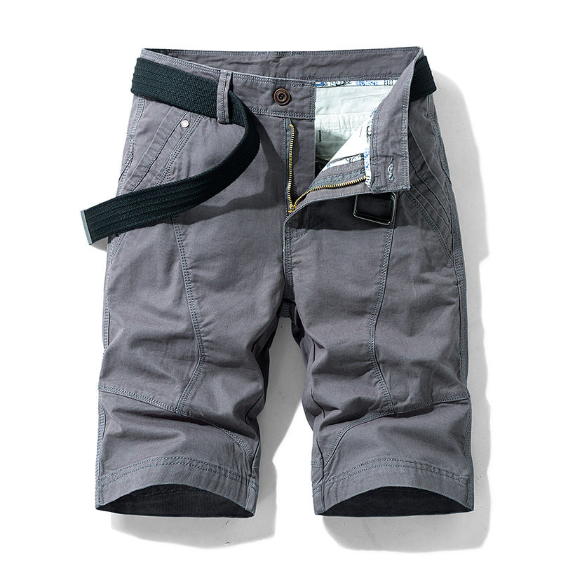Herren Cargo-Shorts Robust Mit Vielen Taschen Verstellbar