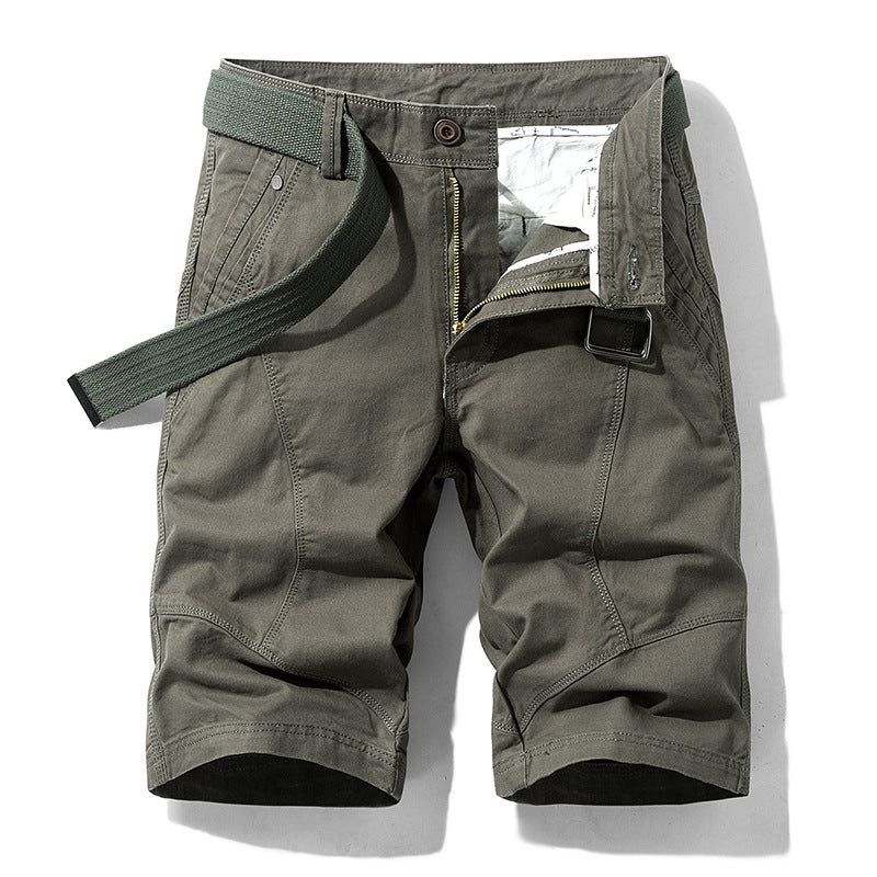 Herren Cargo-Shorts Robust Mit Vielen Taschen Verstellbar
