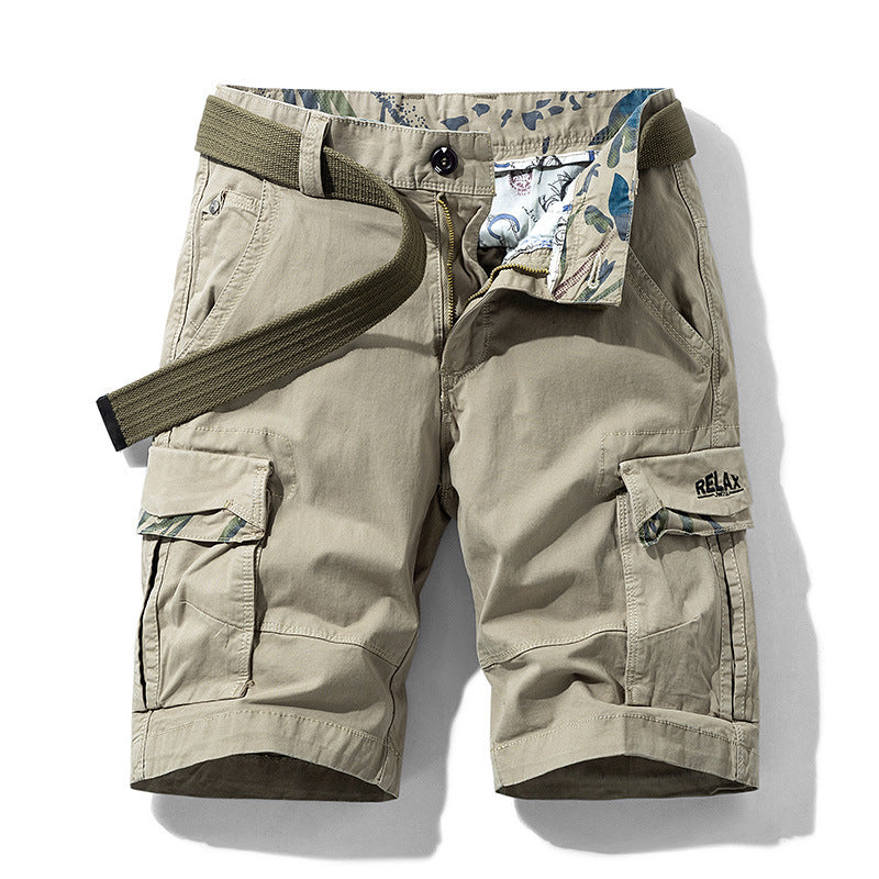 Herren Cargoshorts Bequem Praktisch Mit Verstellbarem Bund