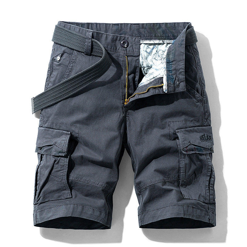 Herren Cargoshorts Bequem Praktisch Mit Verstellbarem Bund