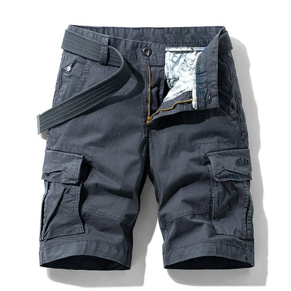Herren Cargoshorts Bequem Praktisch Mit Verstellbarem Bund