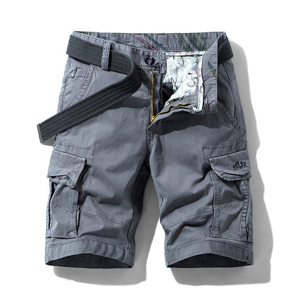 Herren Cargoshorts Bequem Praktisch Mit Verstellbarem Bund