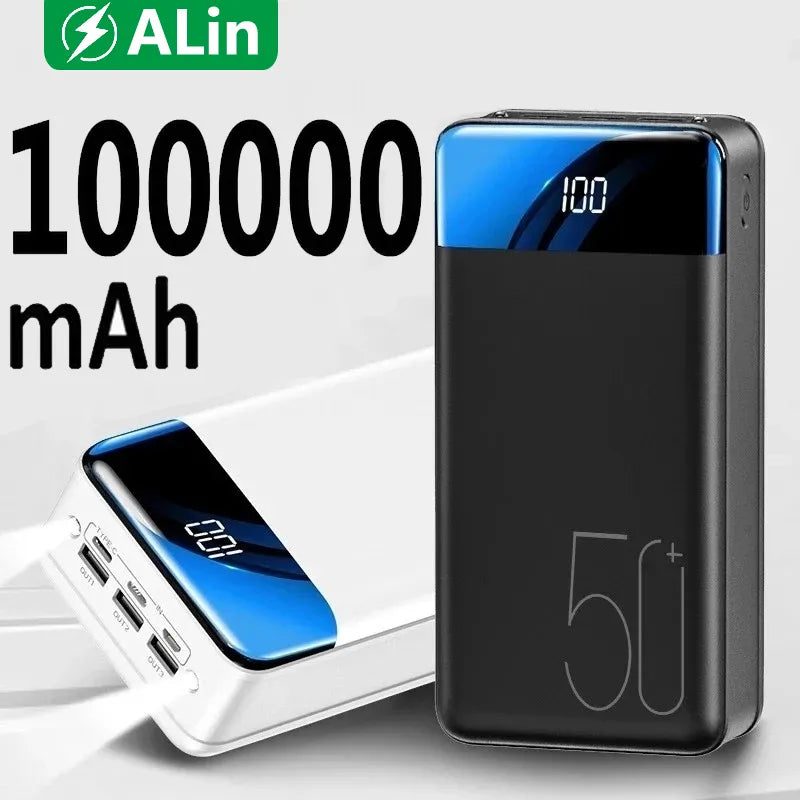 Mahlzeit Powerbank 50000mAh Schnellladung Kompakt Leistungsstark