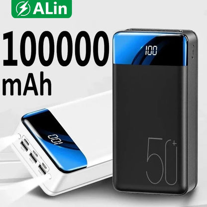 Mahlzeit Powerbank 50000mAh Schnellladung Kompakt Leistungsstark