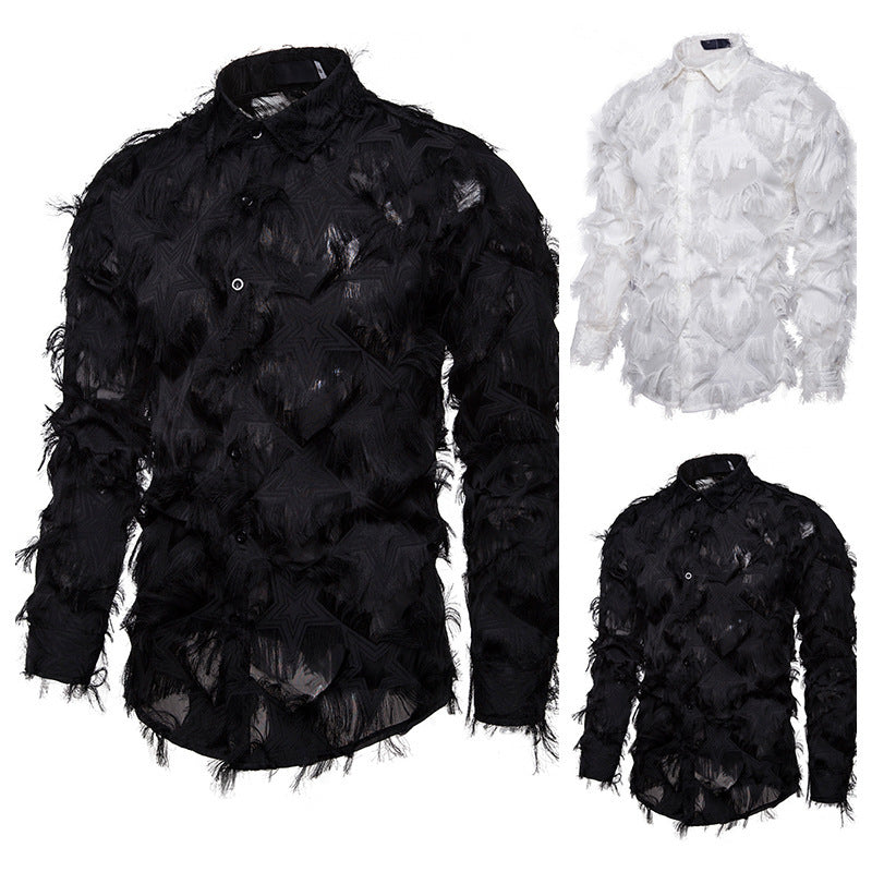Herren Hemd Modern Strukturiert Elegant Berlin Style - BerlinGlamour