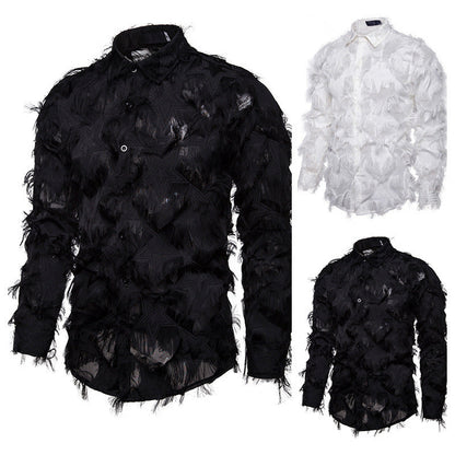 Herren Hemd Modern Strukturiert Elegant Berlin Style - BerlinGlamour