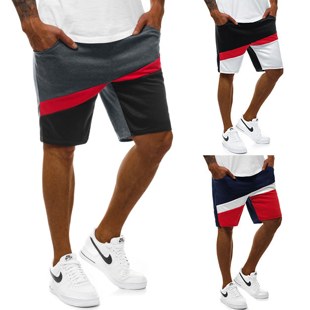 Herren Badeshorts Elastisch Farbblock Design - BerlinGlamour