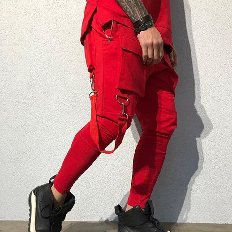 Herren Cargo-Jeans Modern Stylisch Mit Vielen Taschen