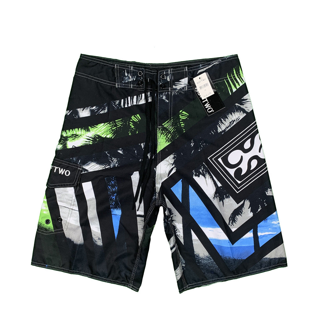 Herren Surfshorts Modern mit Grafikdesign und Stretch