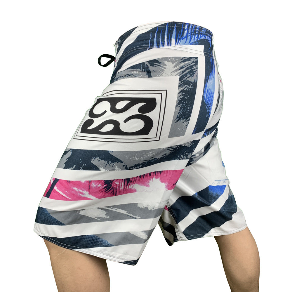 Herren Surfshorts Modern mit Grafikdesign und Stretch