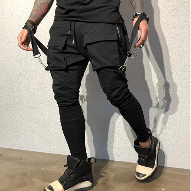 Herren Cargo-Jeans Modern Stylisch Mit Vielen Taschen
