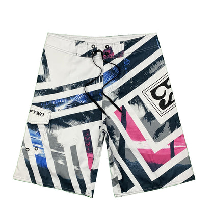Herren Surfshorts Modern mit Grafikdesign und Stretch