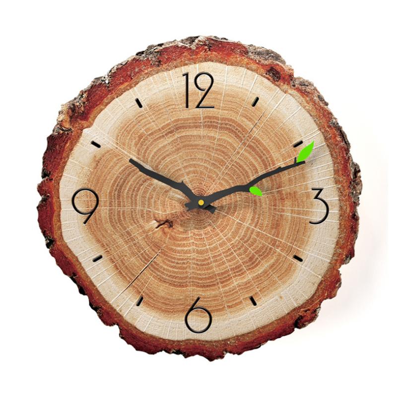 Holz Wanduhr Jahresringe Dekorativ Berlin