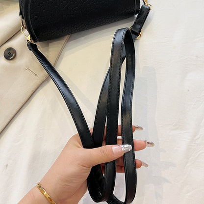 Elegante Sattelleder Handtasche Damen