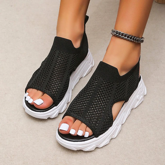 Damen Sandalen Ergonomisch Rutschfest Bequem