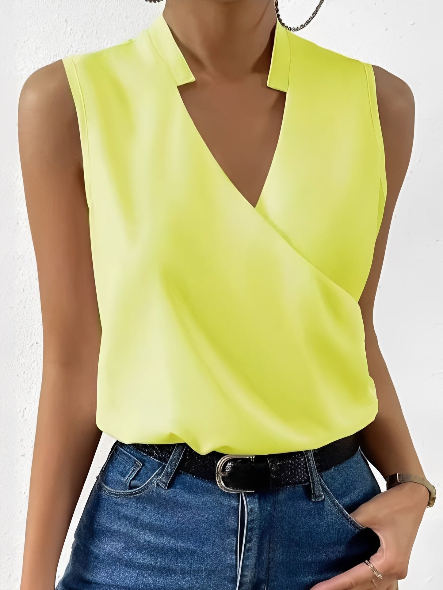 Ärmellose Damenbluse Sommerlich Elegante Bluse