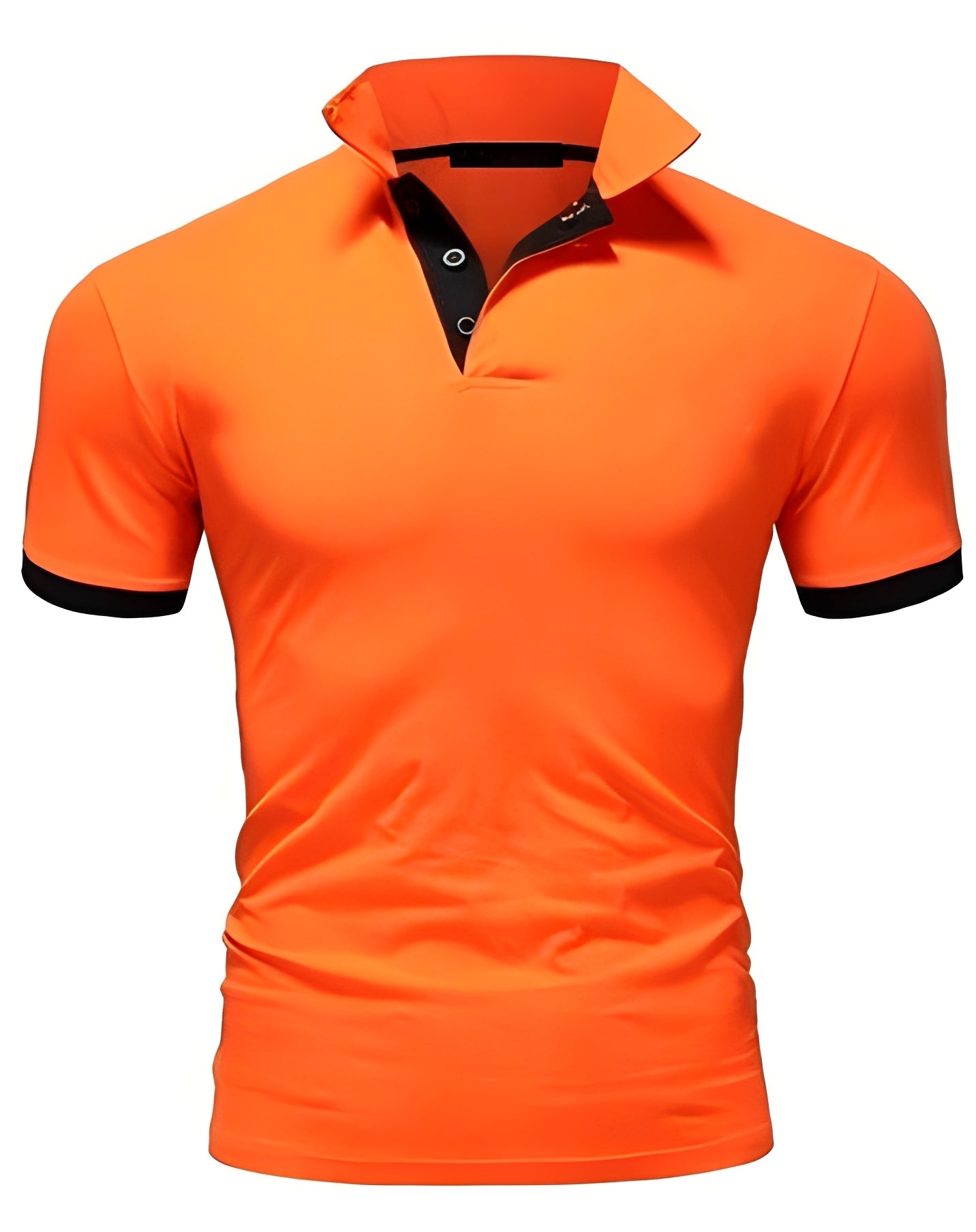 Herren Poloshirt Slim Fit Stilvoll Weißen