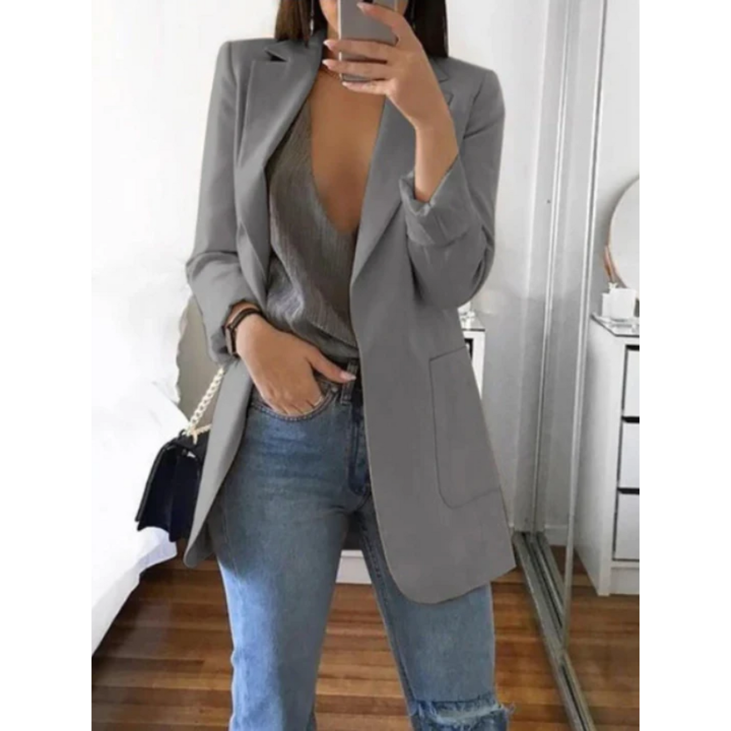 Schmale Blazer Damen Modern & Elegannt