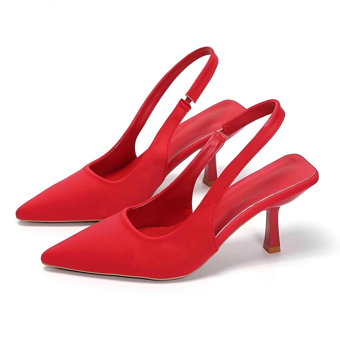 Damen High Heels Slingback Schuhe Elegantes Design