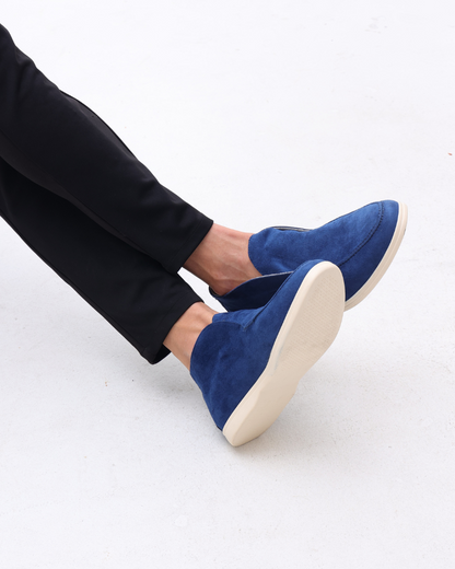 Herren Halbschuh Elegant Braun Lederschuhe Business