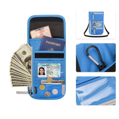 Reisebrieftasche RFID-Sicher mit Blockierungsfunktion