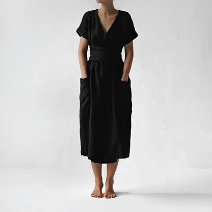 Leichtes Leinenkleid von BerlinGlamour für Damen